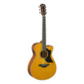 Yamaha AC5M Concert Size Acoustic Guitar with Mahogany Back & Sides & Pickup in Vintage Natural