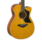 Yamaha AC5M Concert Size Acoustic Guitar with Mahogany Back & Sides & Pickup in Vintage Natural
