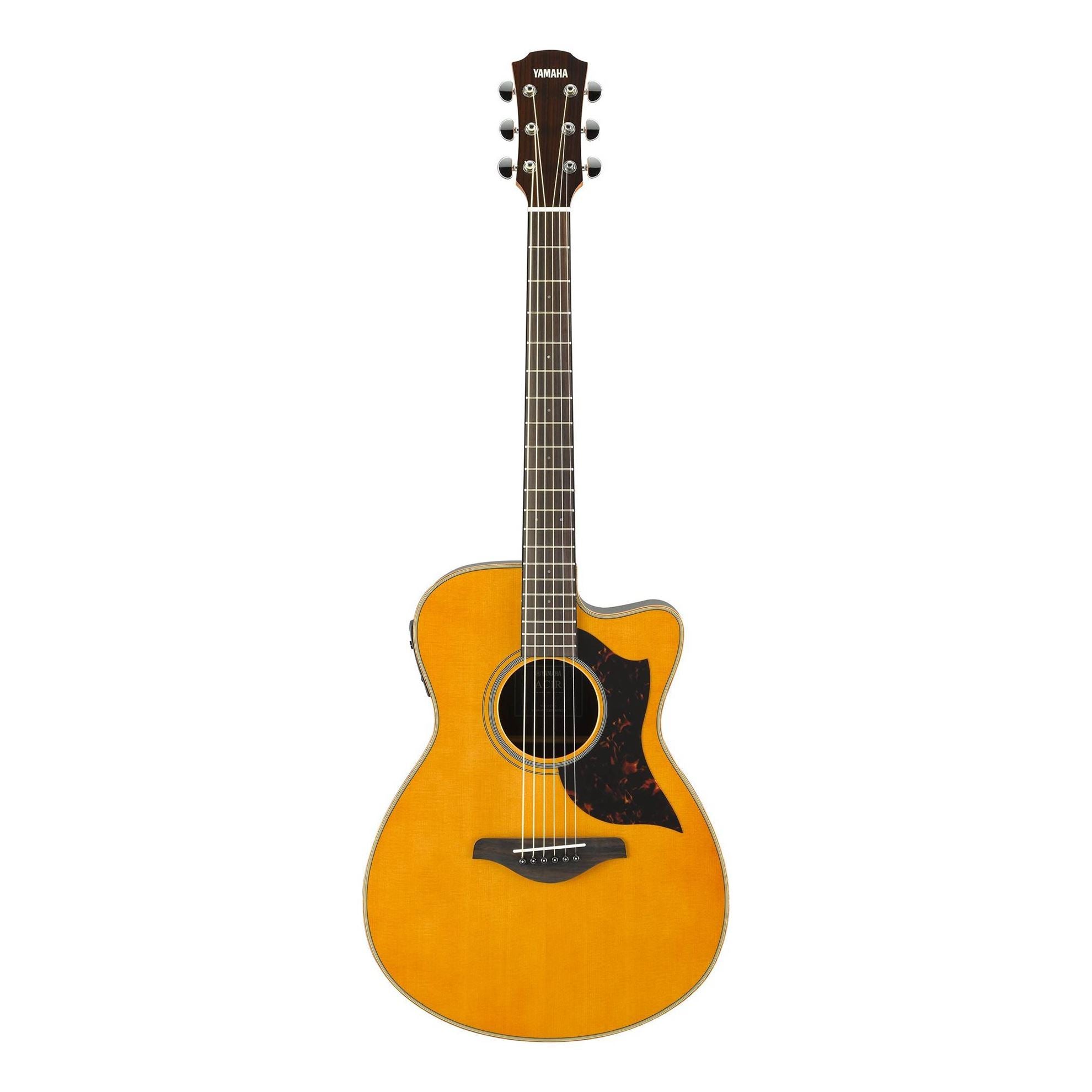 Yamaha AC1R Concert Size Acoustic Guitar with Rosewood Back & Sides & Pickup in Vintage Natural