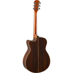 Yamaha AC3R concert size acoustic guitar with rosewood back and sides, brown sunburst finish, and built-in pickup.