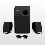 Yamaha GNSMS01 speaker system for GENOS keyboard PA, featuring sleek design and high-quality sound output.