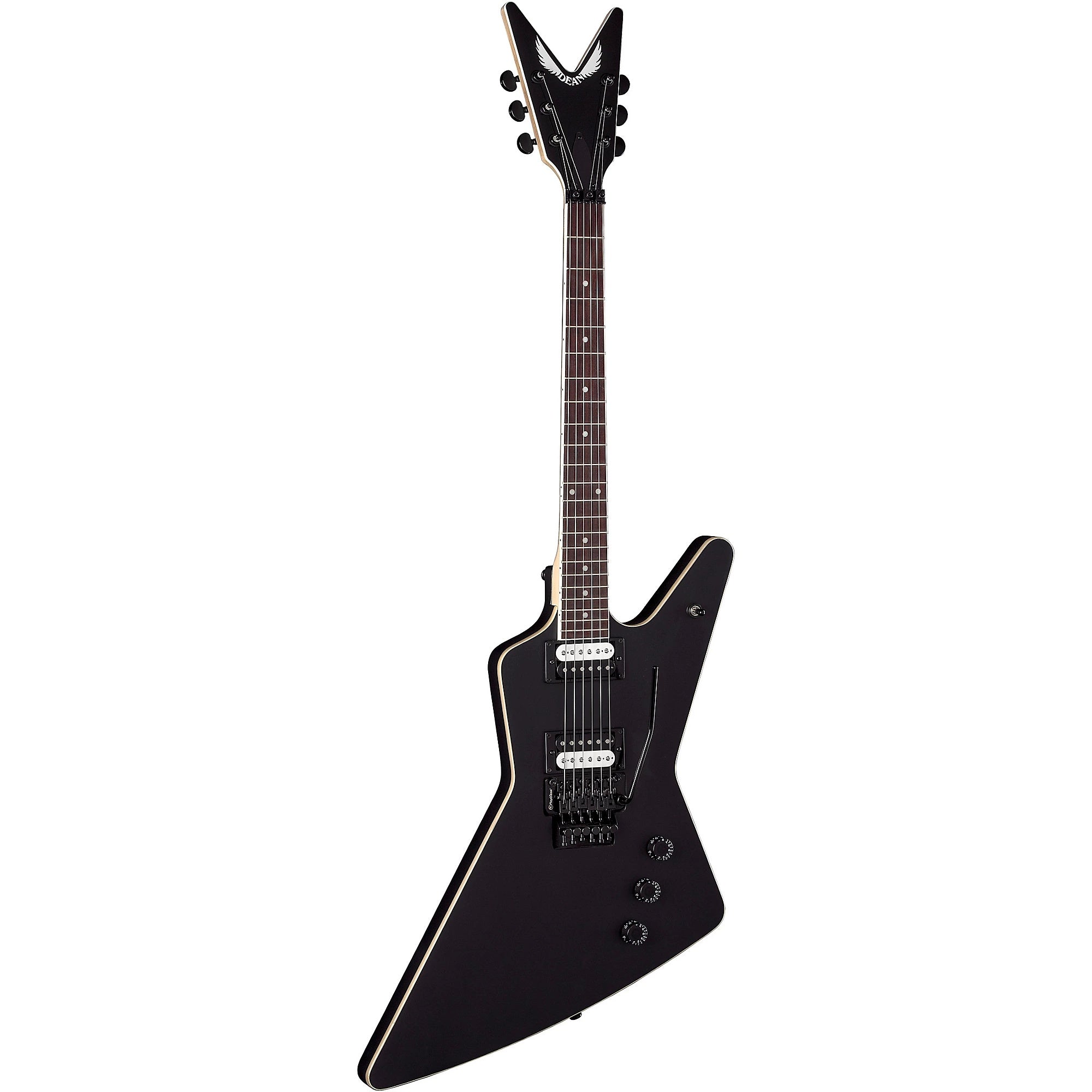 Dean ZX w/ Floyd Rose Electric Guitar - Black Satin