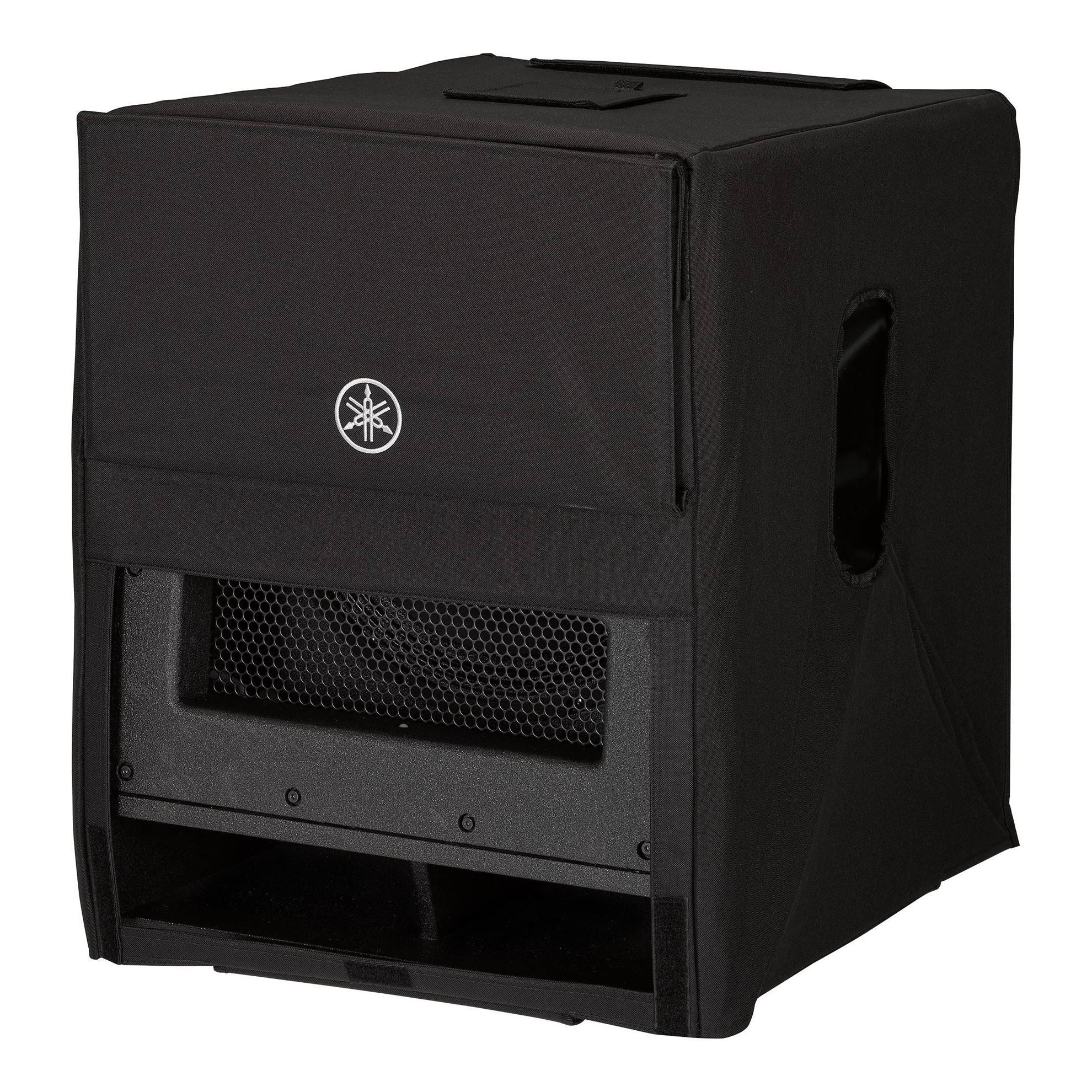 Yamaha DXS152 speaker sub cover in black, designed to protect DXS15MKII speakers during transport and storage.