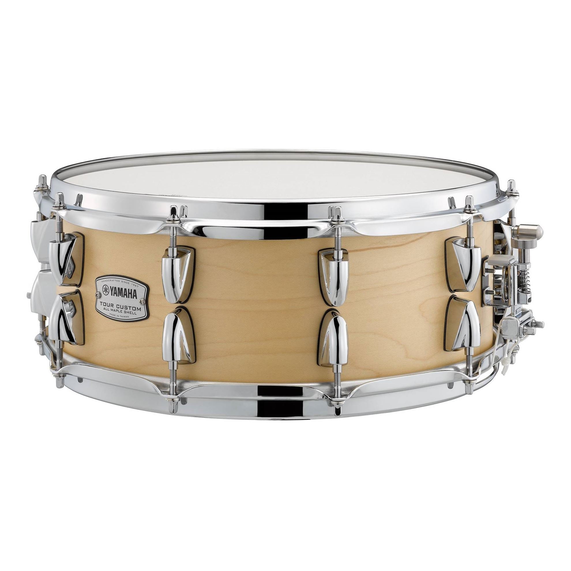 Yamaha TMS1455 Tour Custom 14x5.5in Maple Snare Drum in Butterscotch Satin