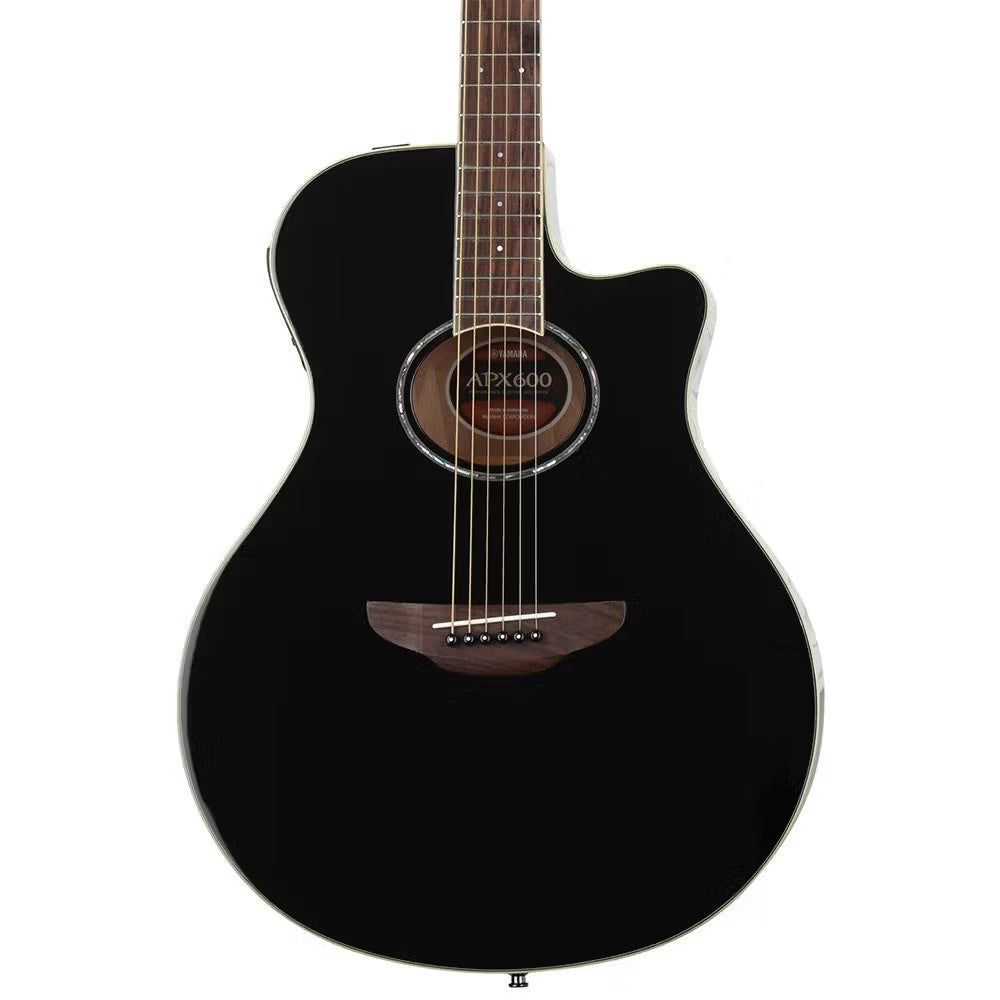 Yamaha APX600 Thinline Acoustic Guitar with Pickup - Black