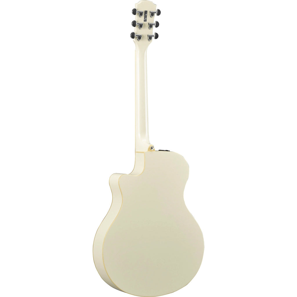 Yamaha APX600 Thinline Acoustic Guitar with Pickup - Vintage White