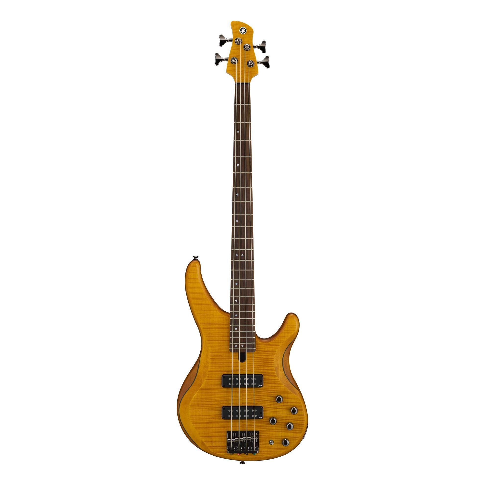 Yamaha TRBX604 4-String Bass Guitar in Matte Amber