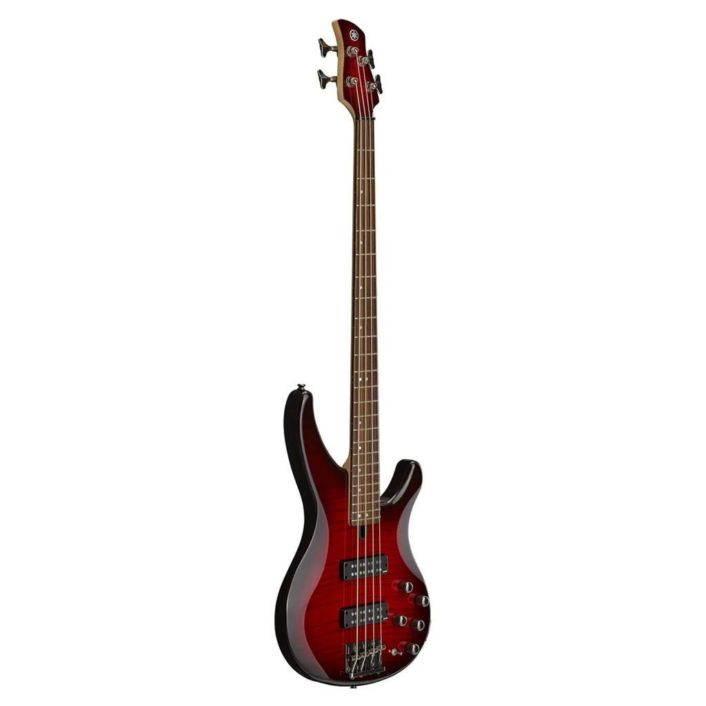 Yamaha TRBX604 4-String Bass Guitar in Dark Red Burst