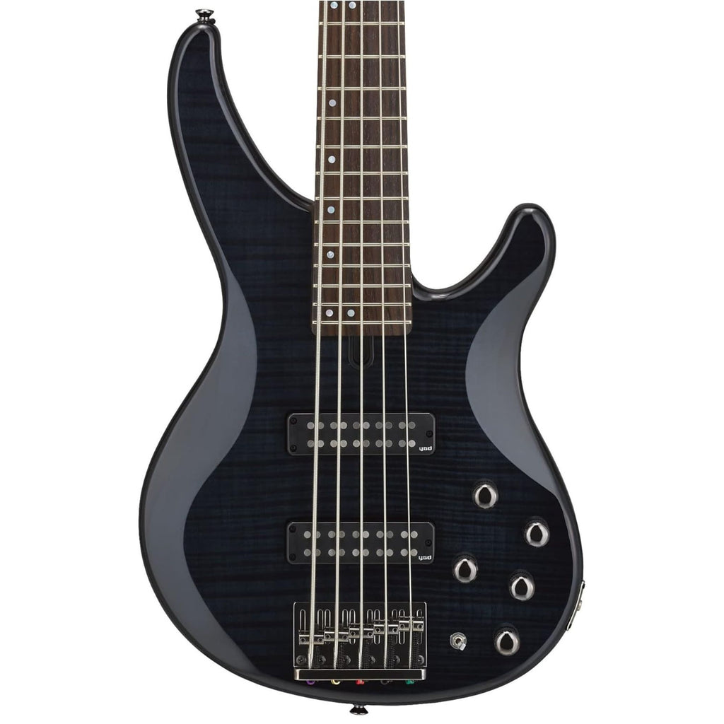Yamaha TRBX605 5-String Bass Guitar in Translucent Black