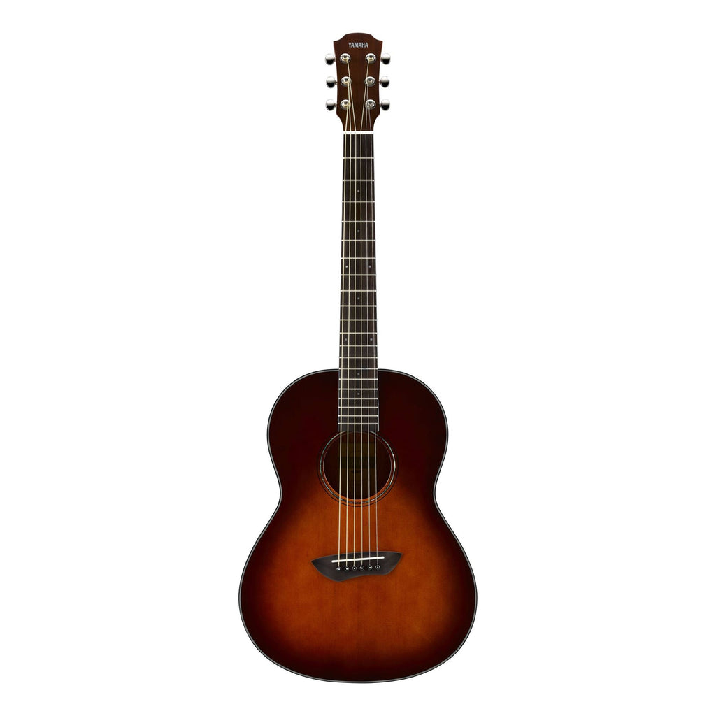 Yamaha CSF1M Travel Acoustic Guitar with Bag in Tobacco Brown Sunburst