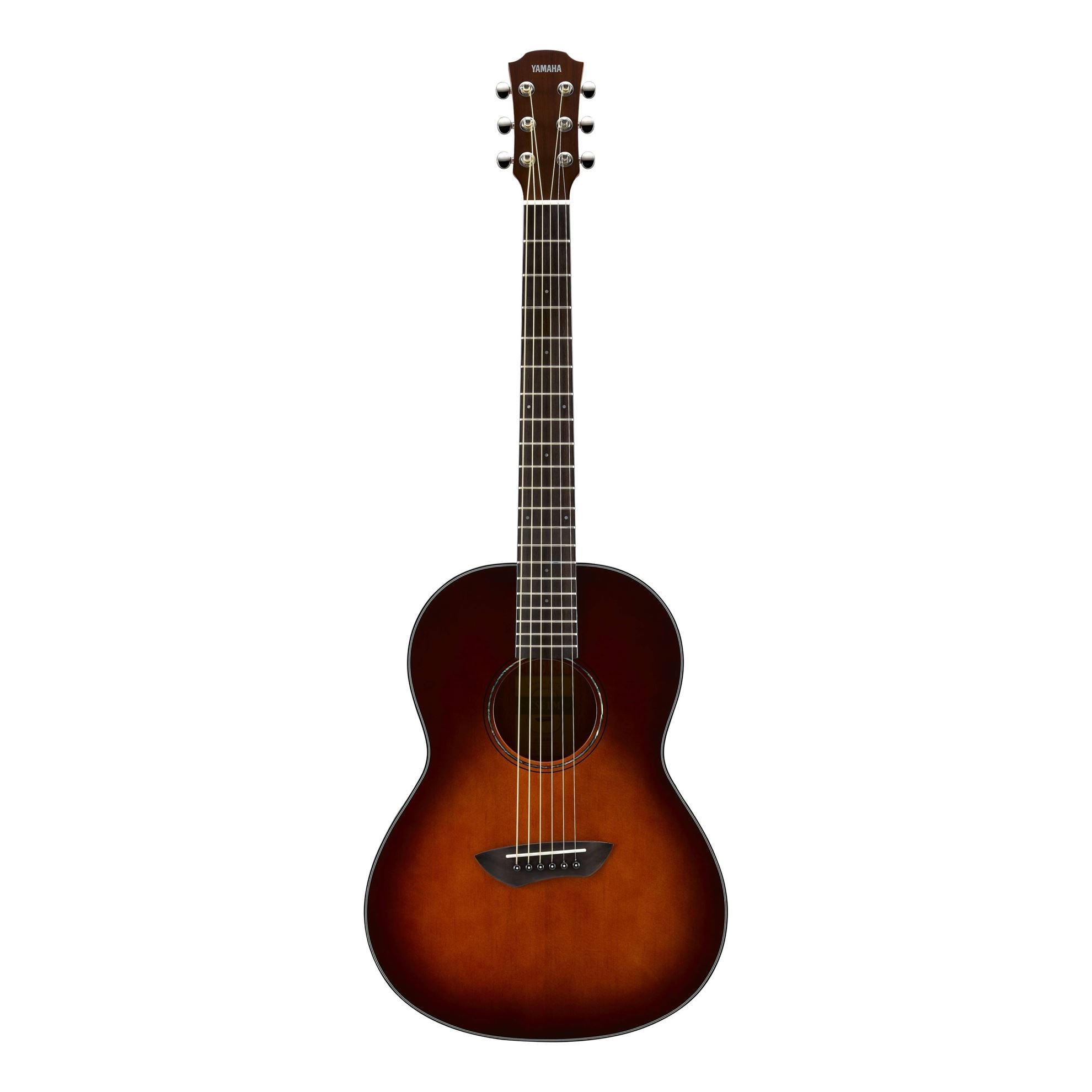 Yamaha CSF1M Travel Acoustic Guitar with Bag in Tobacco Brown Sunburst