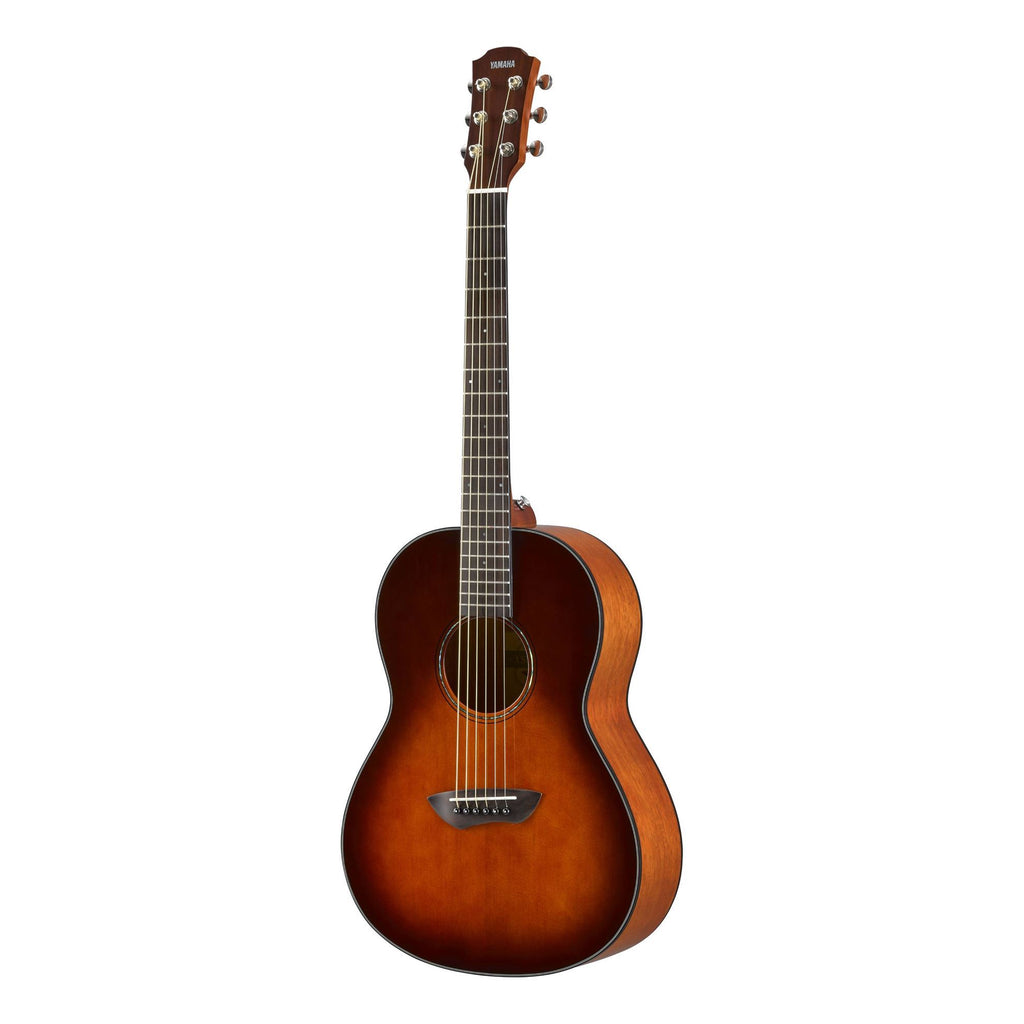 Yamaha CSF1M Travel Acoustic Guitar with Bag in Tobacco Brown Sunburst