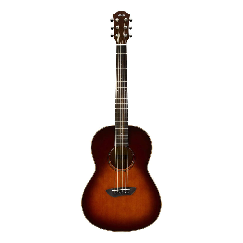 Yamaha CSF3M Travel Acoustic Guitar with Bag in Tobacco Brown Sunburst