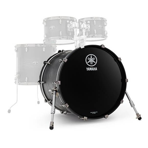 Yamaha Live Custom Hybrid Oak 18 x 14 Inch Bass Drum - Uzu Charcoal Sunburst
