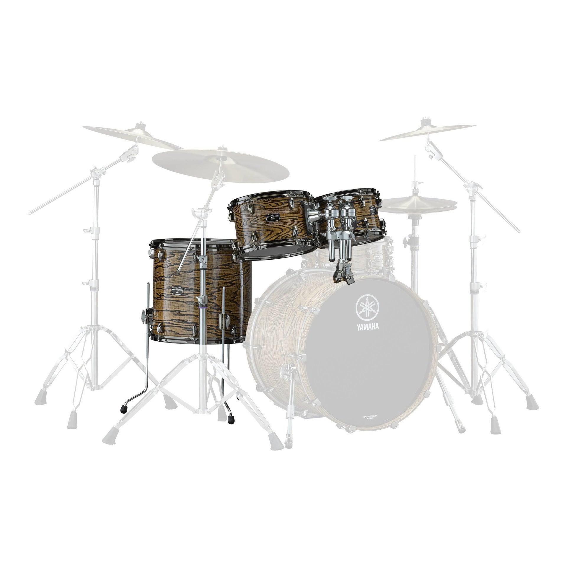 Yamaha Live Custom Hybrid Oak Euro Tom Pack 10/12/16FT with TH945B - Uzu Natural