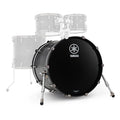 Yamaha Live Custom Hybrid Oak 22 x 18 Inch Bass Drum - Uzu Charcoal Sunburst