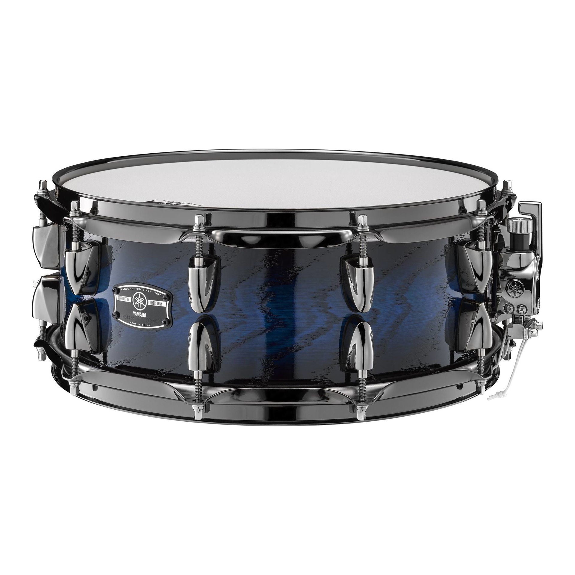 Yamaha Live Custom Hybrid Oak 14 x 5.5 Inch Snare Drum in Uzu Ice Sunburst