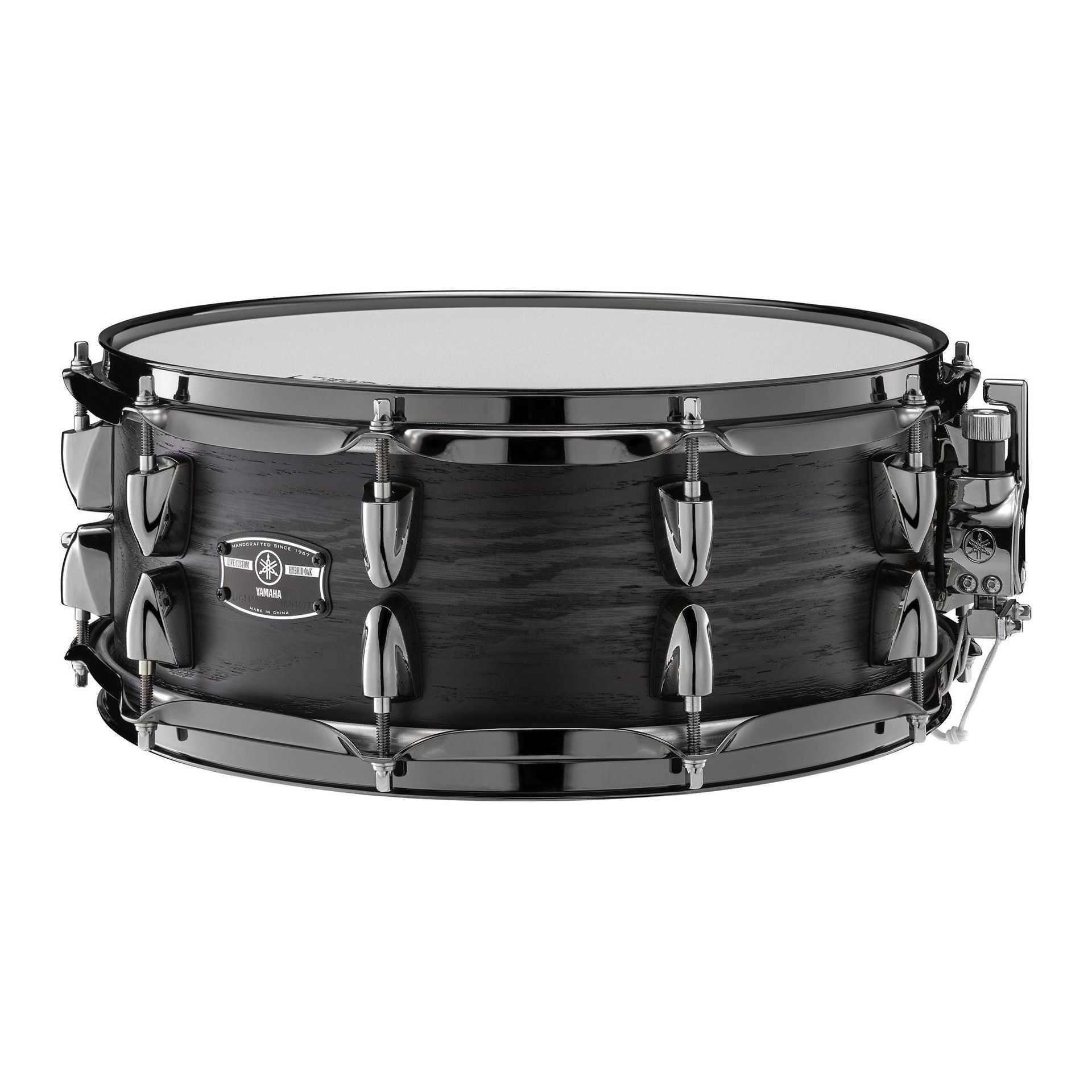 Yamaha Live Custom Hybrid Oak 14 x 5.5 Inch Snare Drum in Uzu Charcoal Sunburst