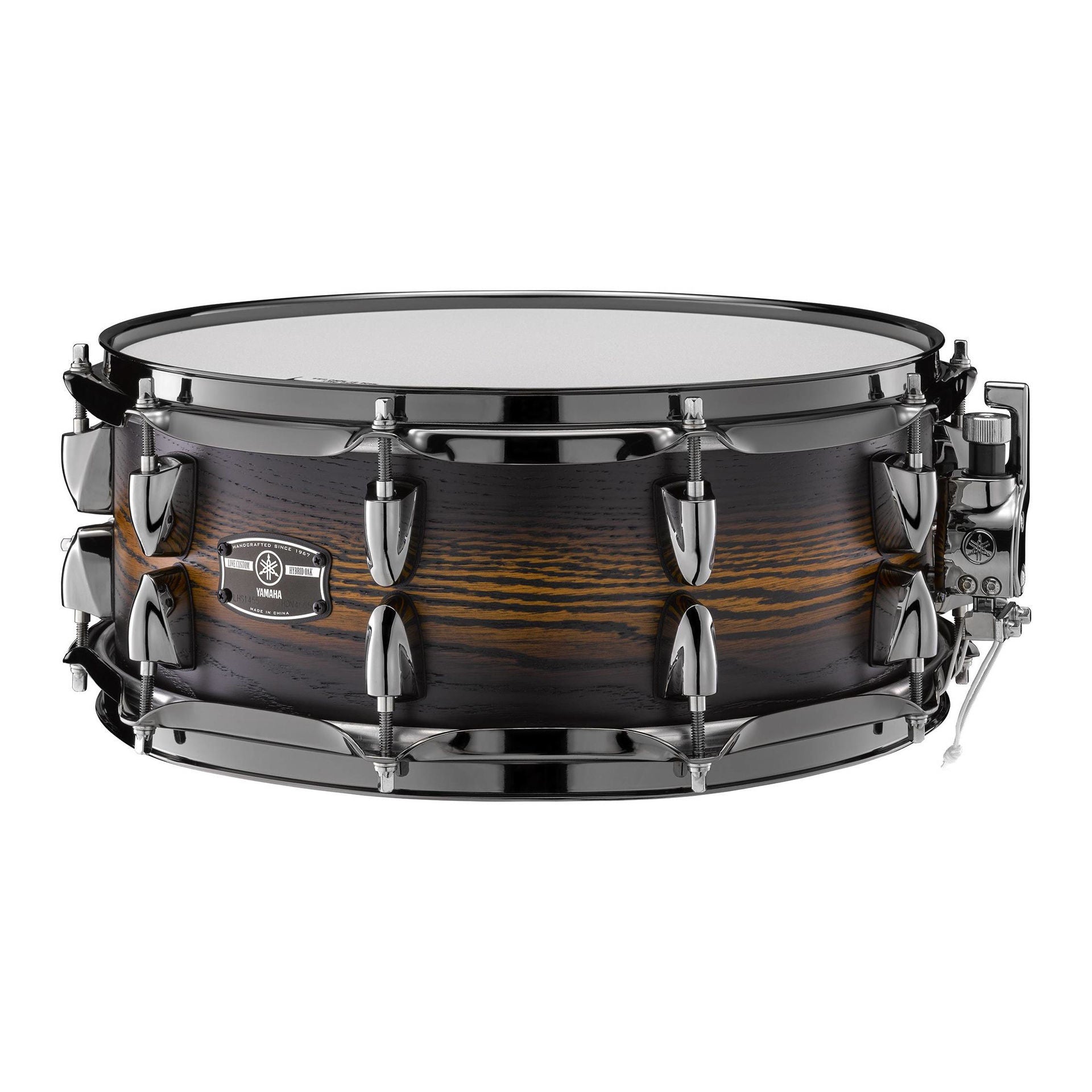 Yamaha Live Custom Hybrid Oak 14 x 5.5 inch Snare Drum in Uzu Earth Sunburst