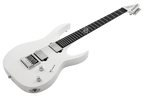 Solar A1.6 Vinter electric guitar in pearl white matte with sleek body and detailed hardware, showcasing modern design and craftsmanship.
