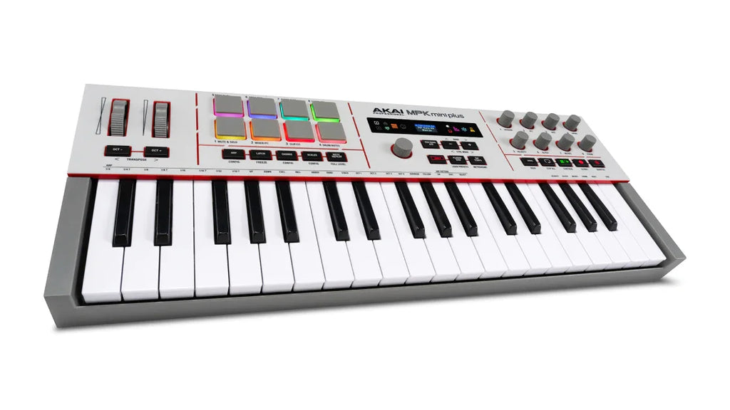 Akai MPK Mini Plus II — front angle