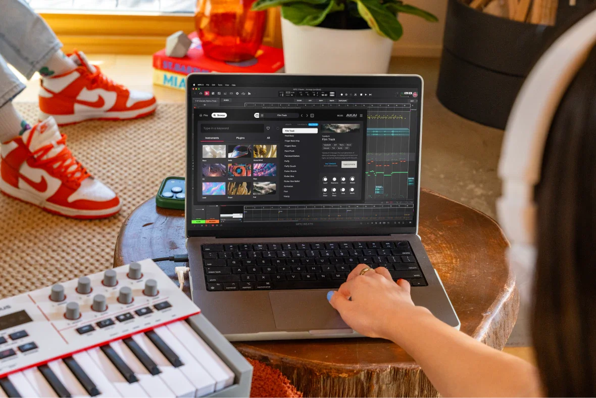 Akai MPK Mini Plus II — MPC software workflow