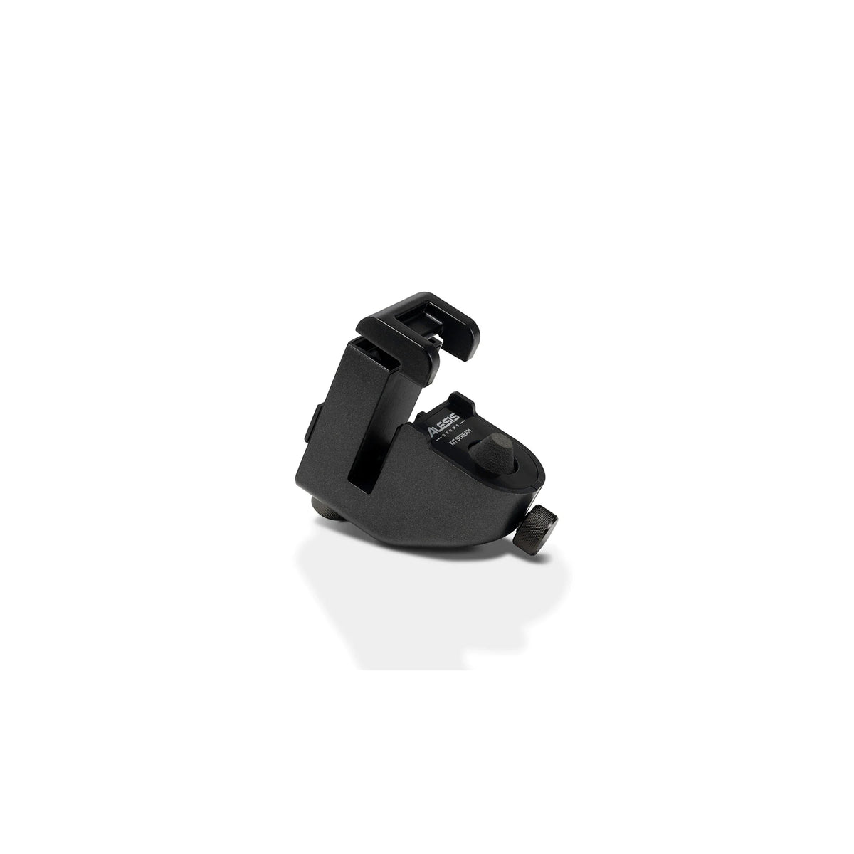 Alesis Kitstream acoustic drum capture and streaming system – mounting clamp side view