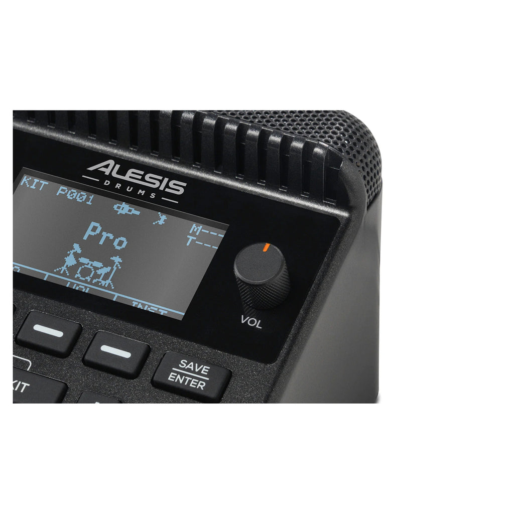 Alesis Kitstream acoustic drum capture and streaming system – display and navigation controls detail