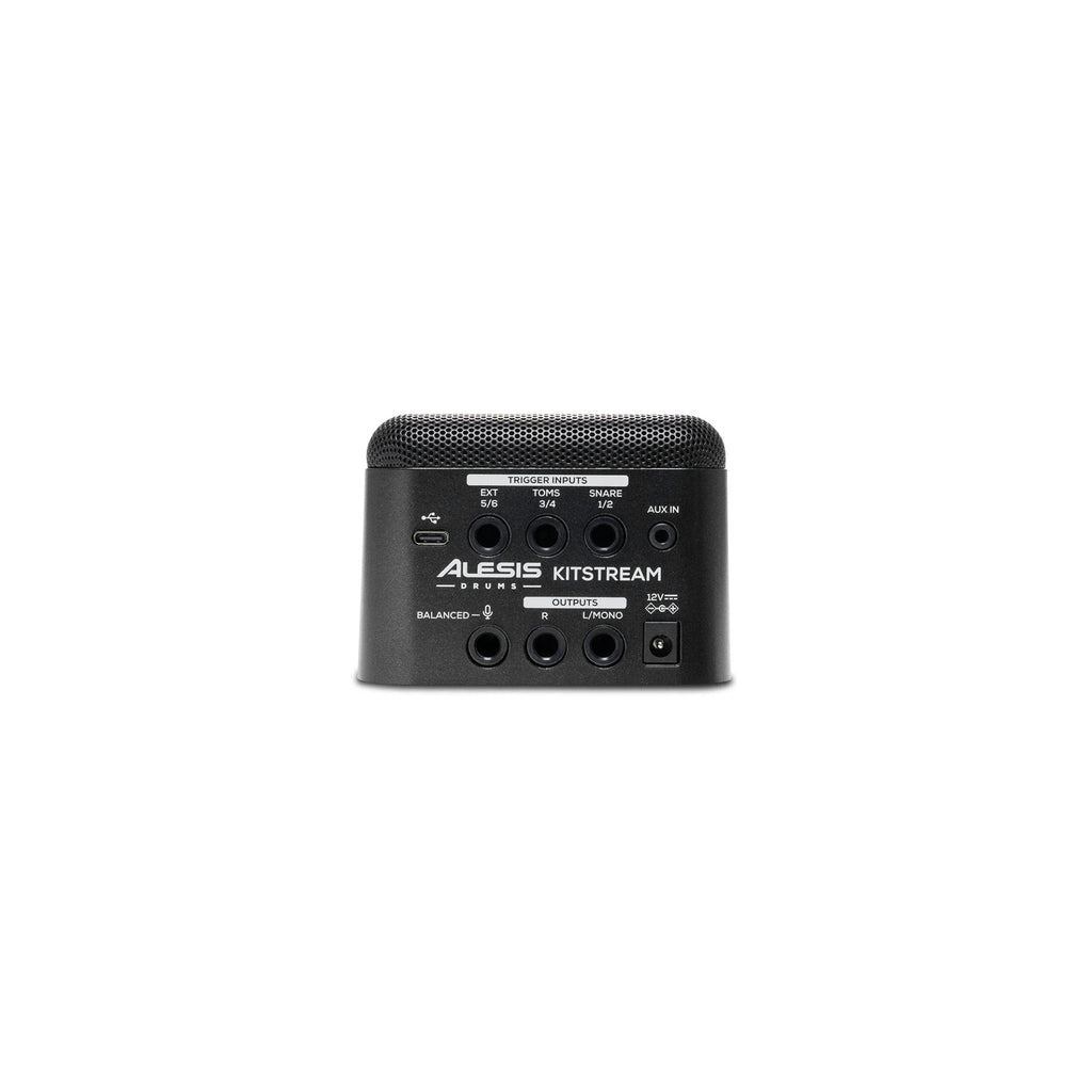 Alesis Kitstream acoustic drum capture and streaming system – rear input and output connections