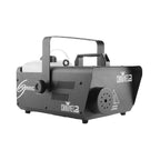 Chauvet Hurricane 1600 fog machine used for atmospheric effects, featuring a large tank and control panel.