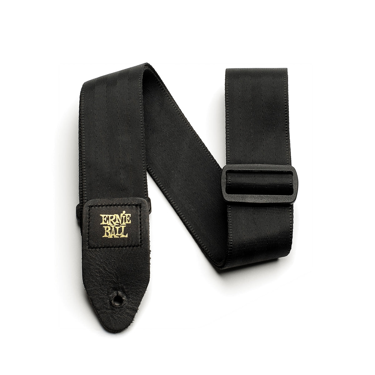 Ernie Ball Comfort 2in Seatbelt Webbing Guitar Strap/Bass Strap - Black P04139