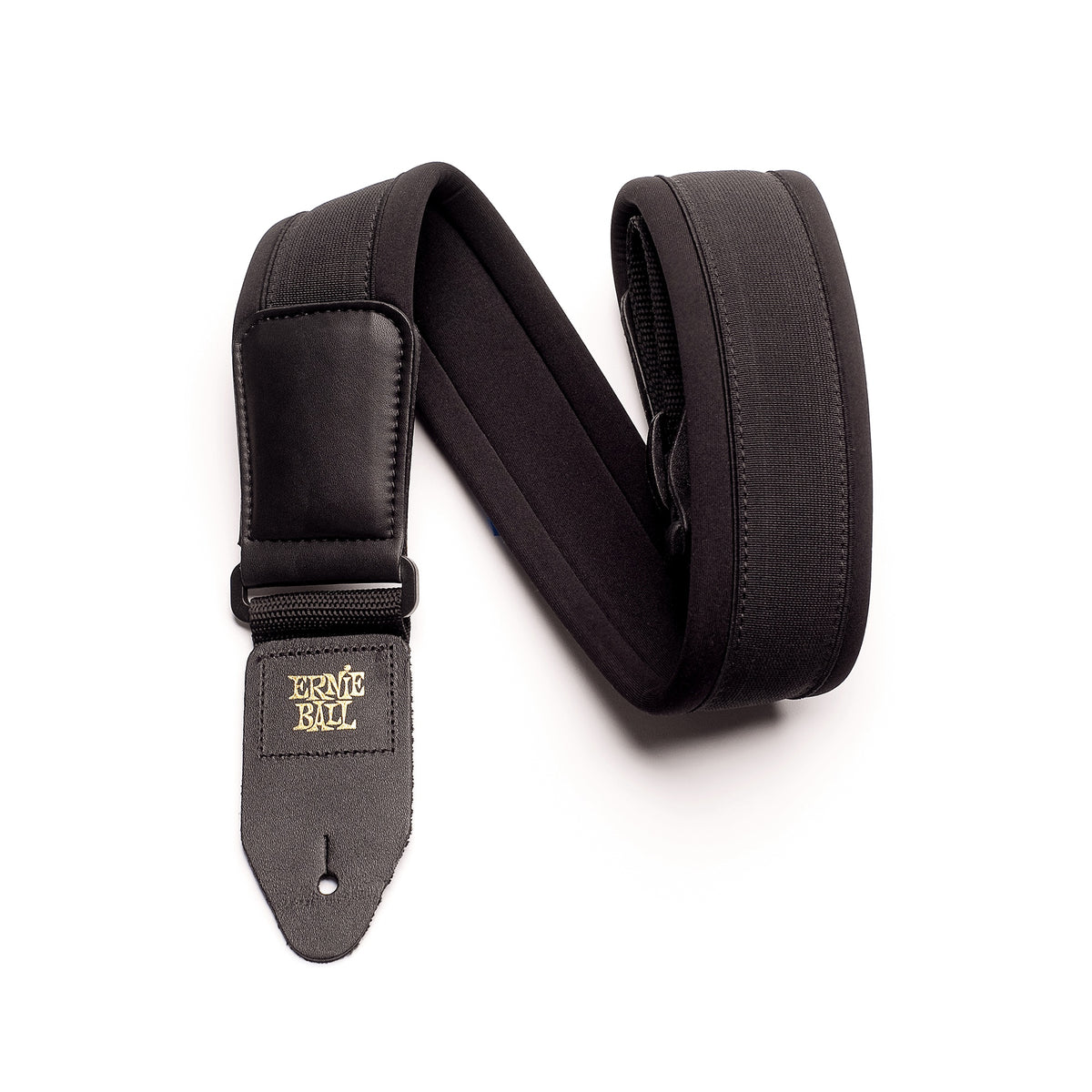 Ernie Ball Padded Neoprene Comfort Strap for guitars, white square design