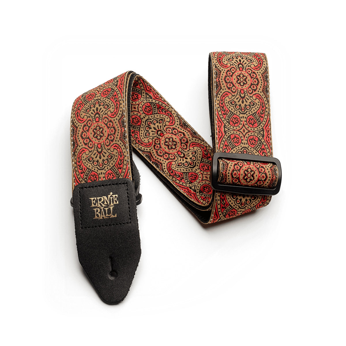 Ernie Ball Classic Jacquard Guitar Strap/Bass Strap - Crimson Paisley P04162
