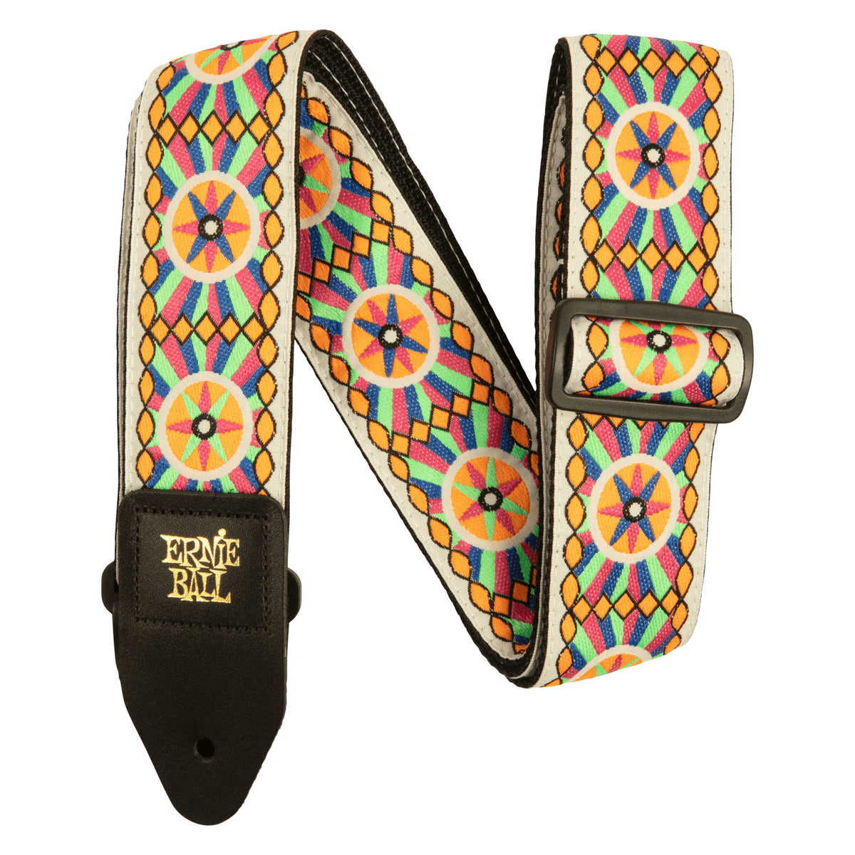Ernie Ball Classic Jacquard Guitar Strap/Bass Strap - Candy Sun P05338