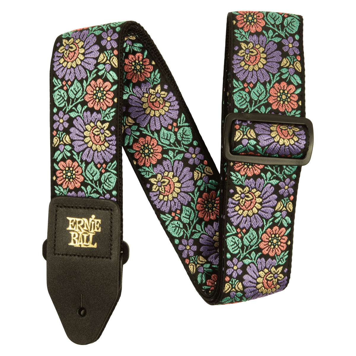 Ernie Ball Classic Jacquard Guitar Strap/Bass Strap - Evening Bloom P05340