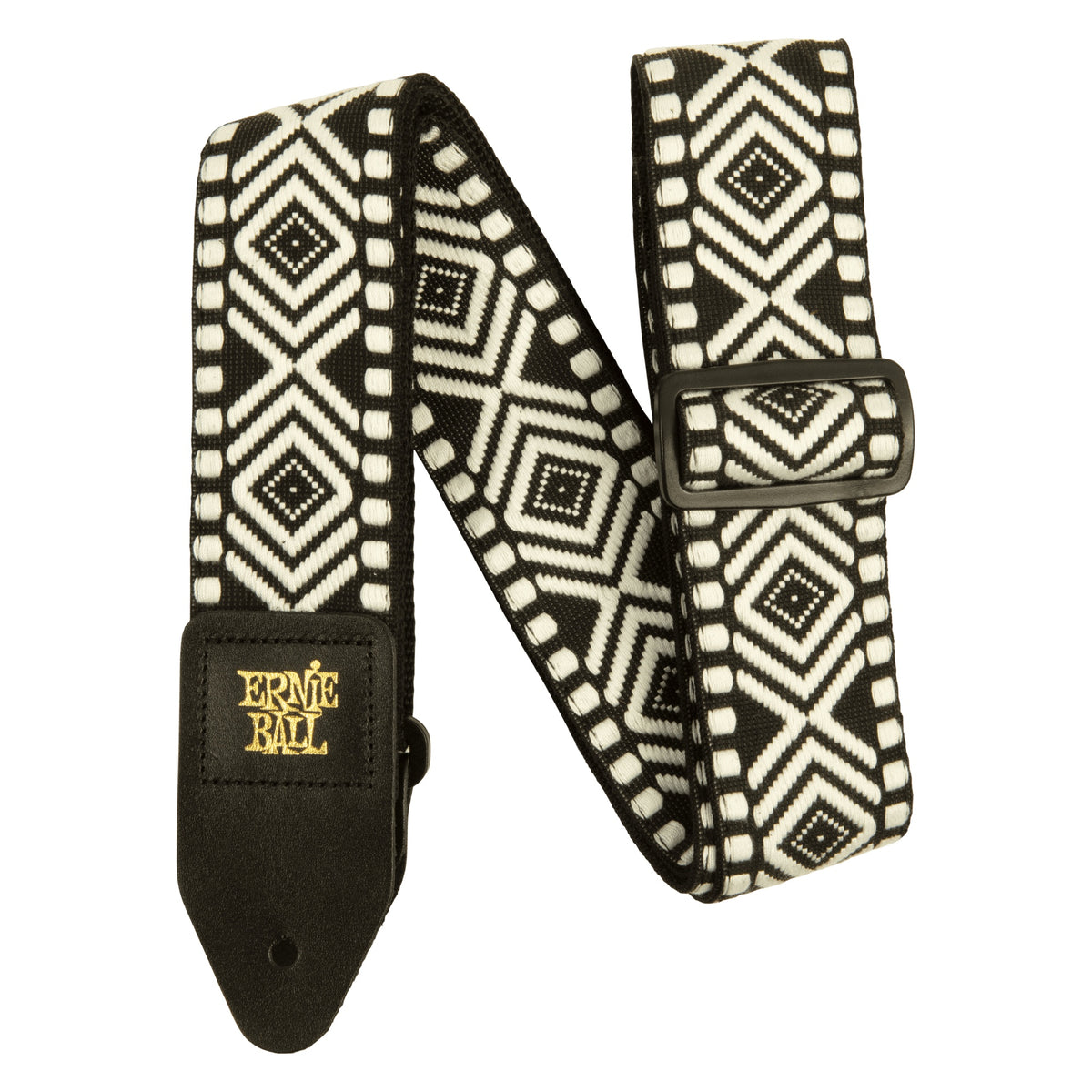 Ernie Ball Classic Jacquard Guitar Strap/Bass Strap - White Savannah P05343