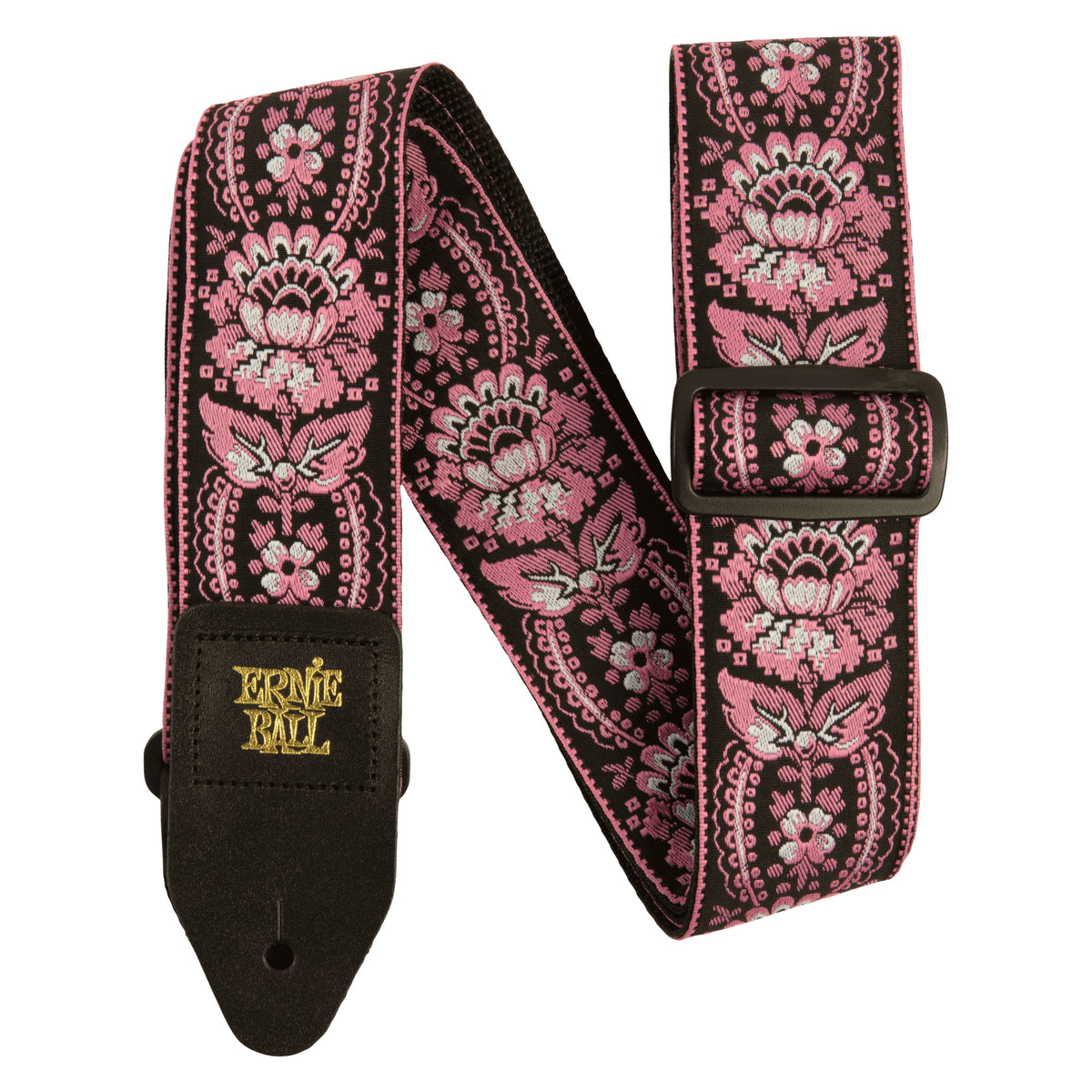 Ernie Ball Classic Jacquard Guitar Strap/Bass Strap - Pink Orleans P05347