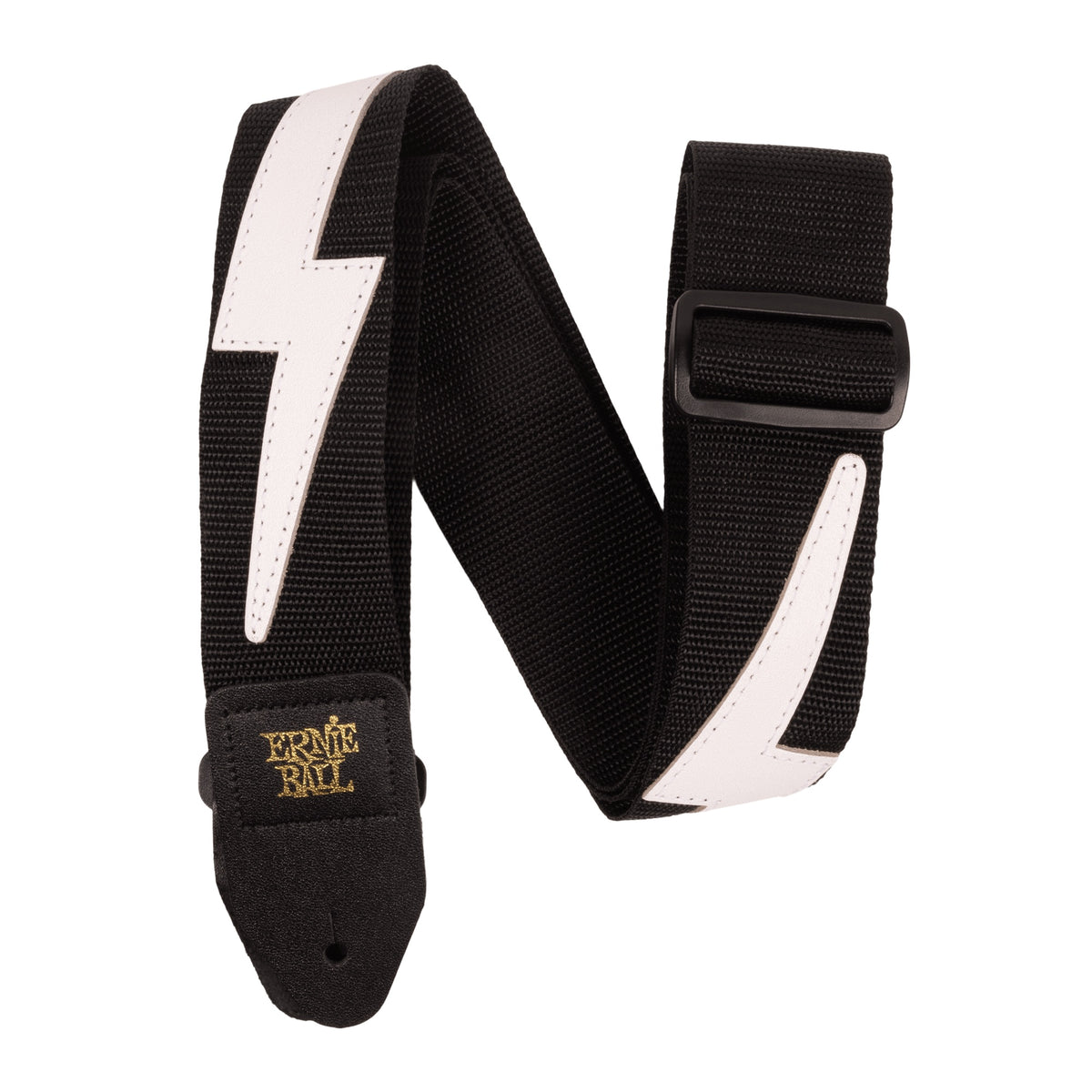 Ernie Ball Premium Guitar Strap/Bass Strap - White Lightning P05399