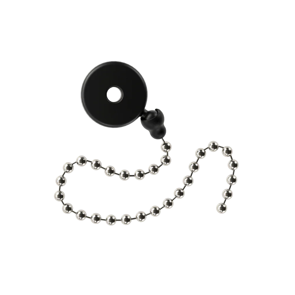 Evans Cymbal Sizzler two-chain pack for drum hardware, featuring metal chains with rubber protectors on a transparent background.