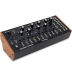 Moog Spectravox semi-modular analog spectral processor synthesizer rack module with various knobs and patch points.