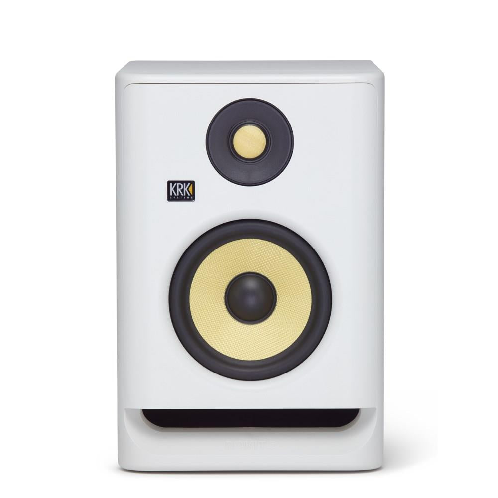 KRK Rokit RP5G4 5 inch Studio Monitor Speaker - Single - White Noise Limited Edition