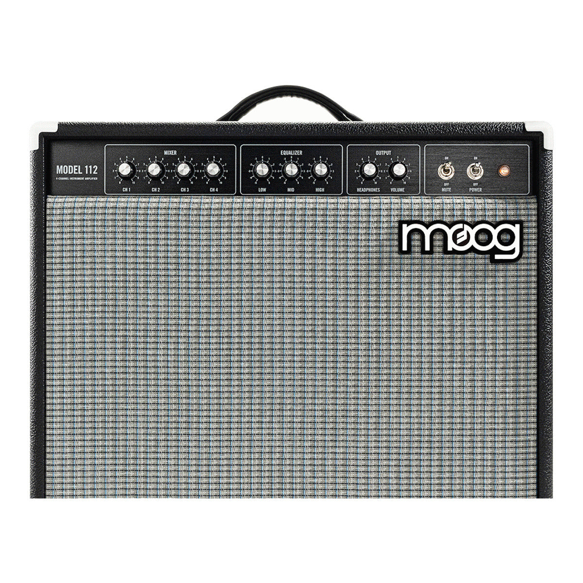 Moog Model 112 1x12 full-range analog keyboard amplifier, front view