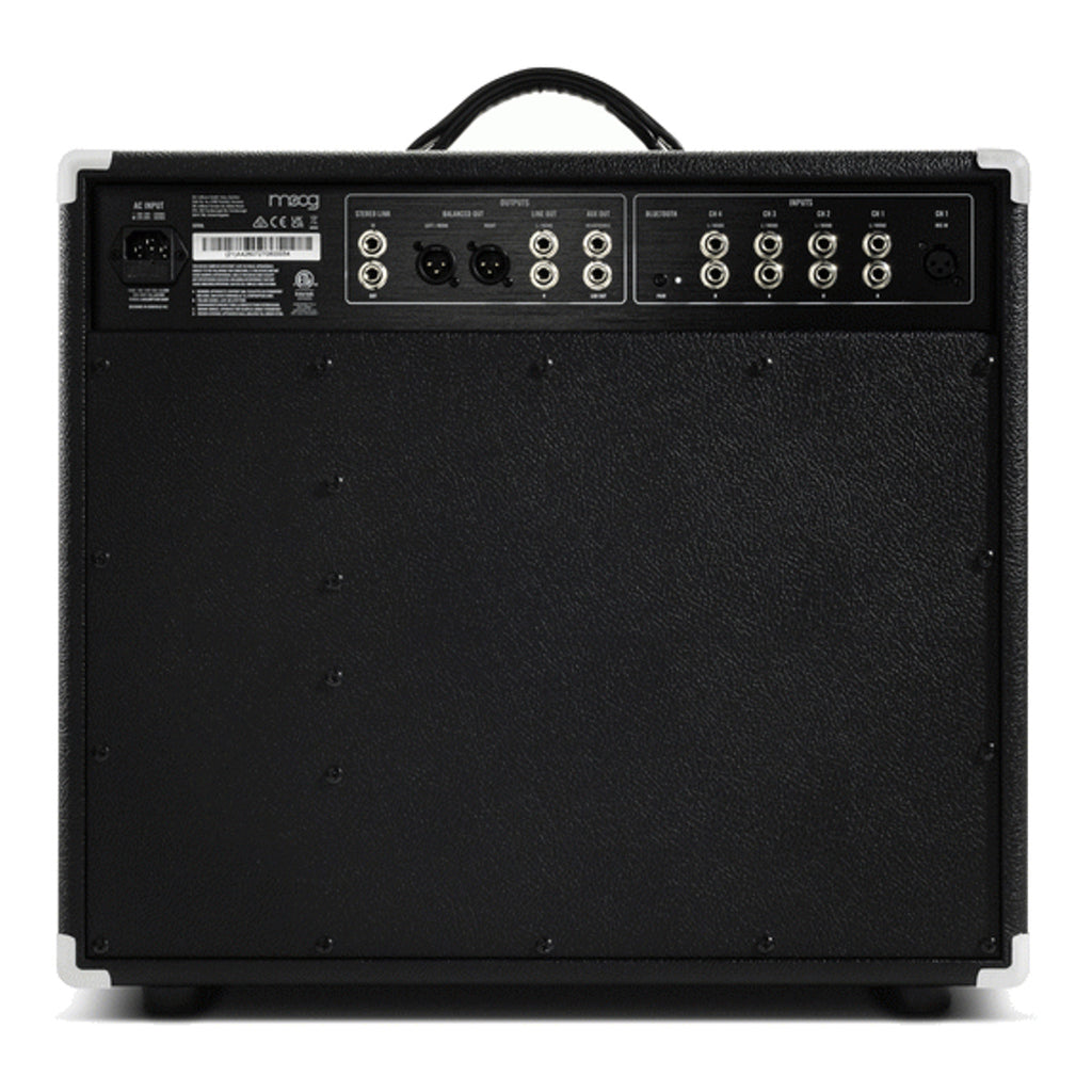 Moog Model 112 1x12 full-range analog keyboard amplifier, front view