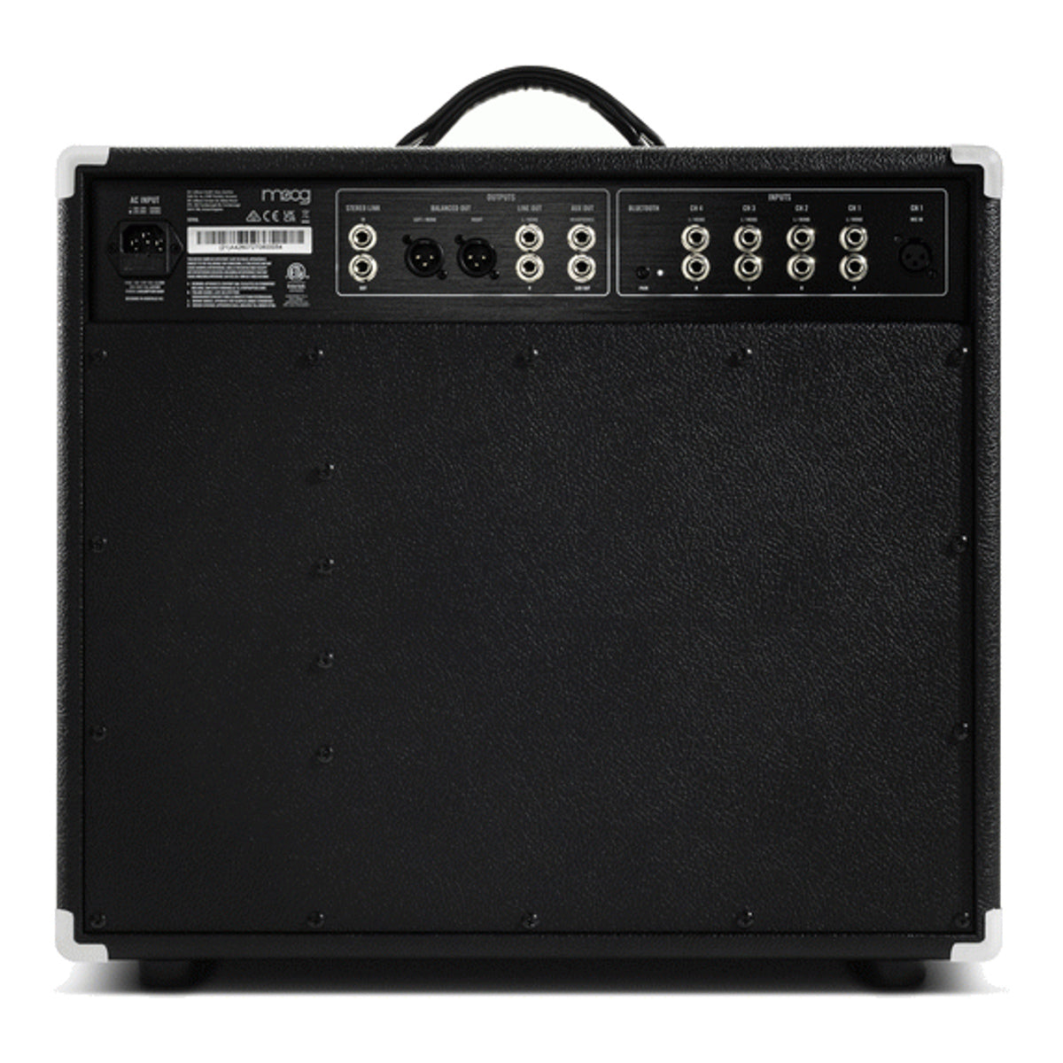 Moog Model 112 1x12 full-range analog keyboard amplifier, front view