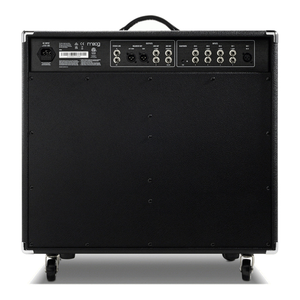 Moog Model 210 2x10 full-range analog keyboard amplifier with dual speakers and control panel