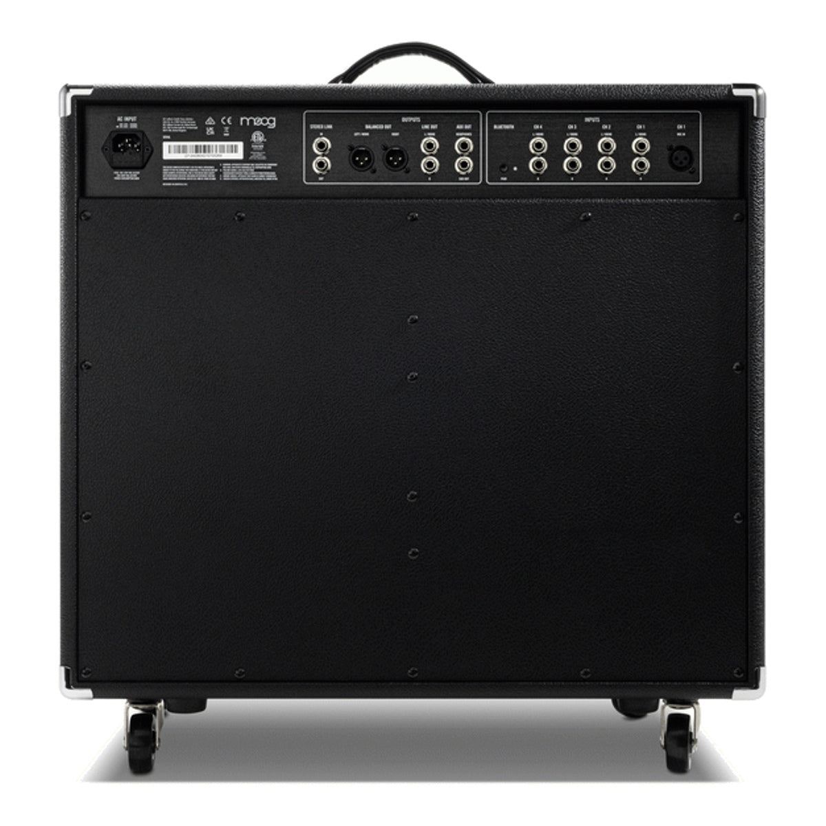 Moog Model 210 2x10 full-range analog keyboard amplifier with dual speakers and control panel