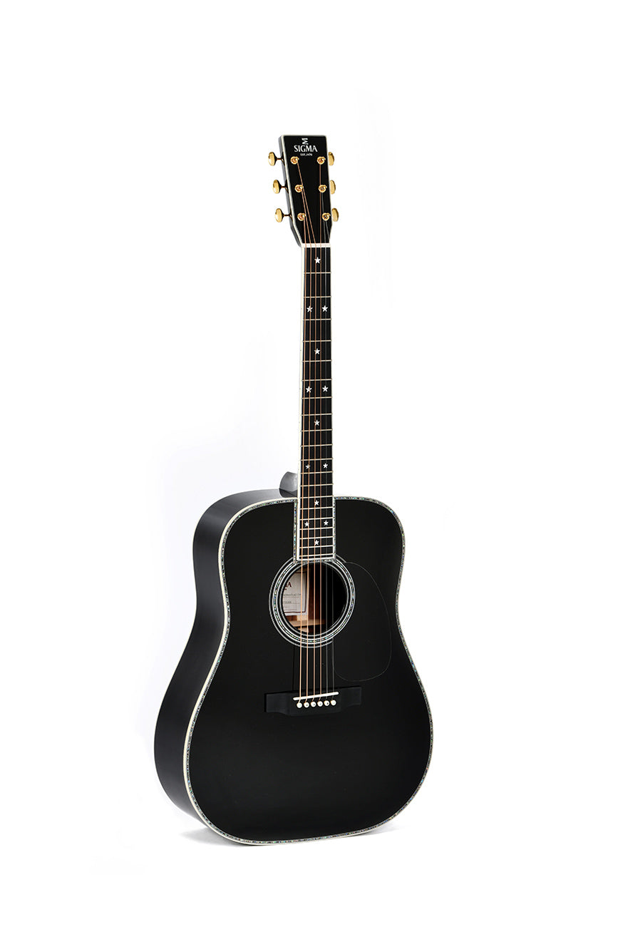 Sigma Nashville Special Edition Acoustic Guitar with natural wood finish and six strings, showcasing smooth body and detailed craftsmanship.