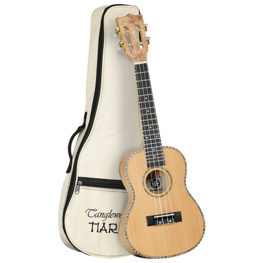 Tanglewood TWT11B Tiare Concert Ukulele in Cedar Spalted Maple with Bag