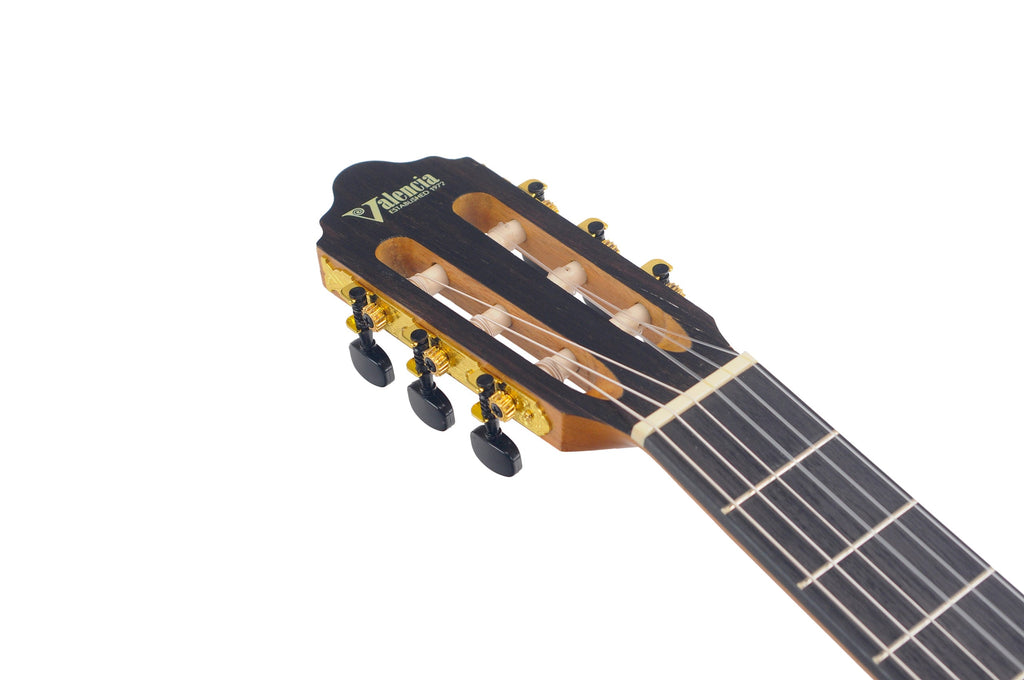 Valencia VC304CE Full Size Classical Guitar with Pickup in Natural Satin