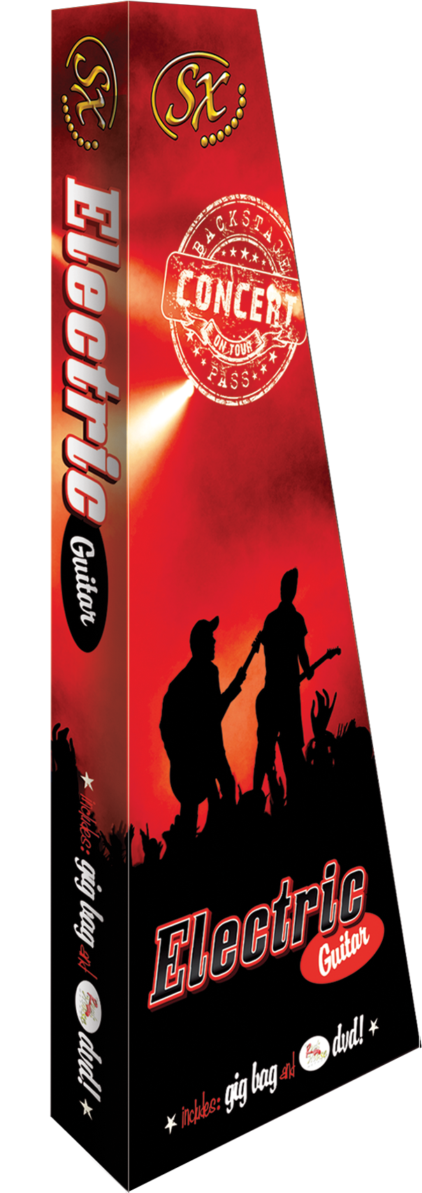 SX VES62HTS Vintage Series Electric Guitar SSH - Three Tone Sunburst